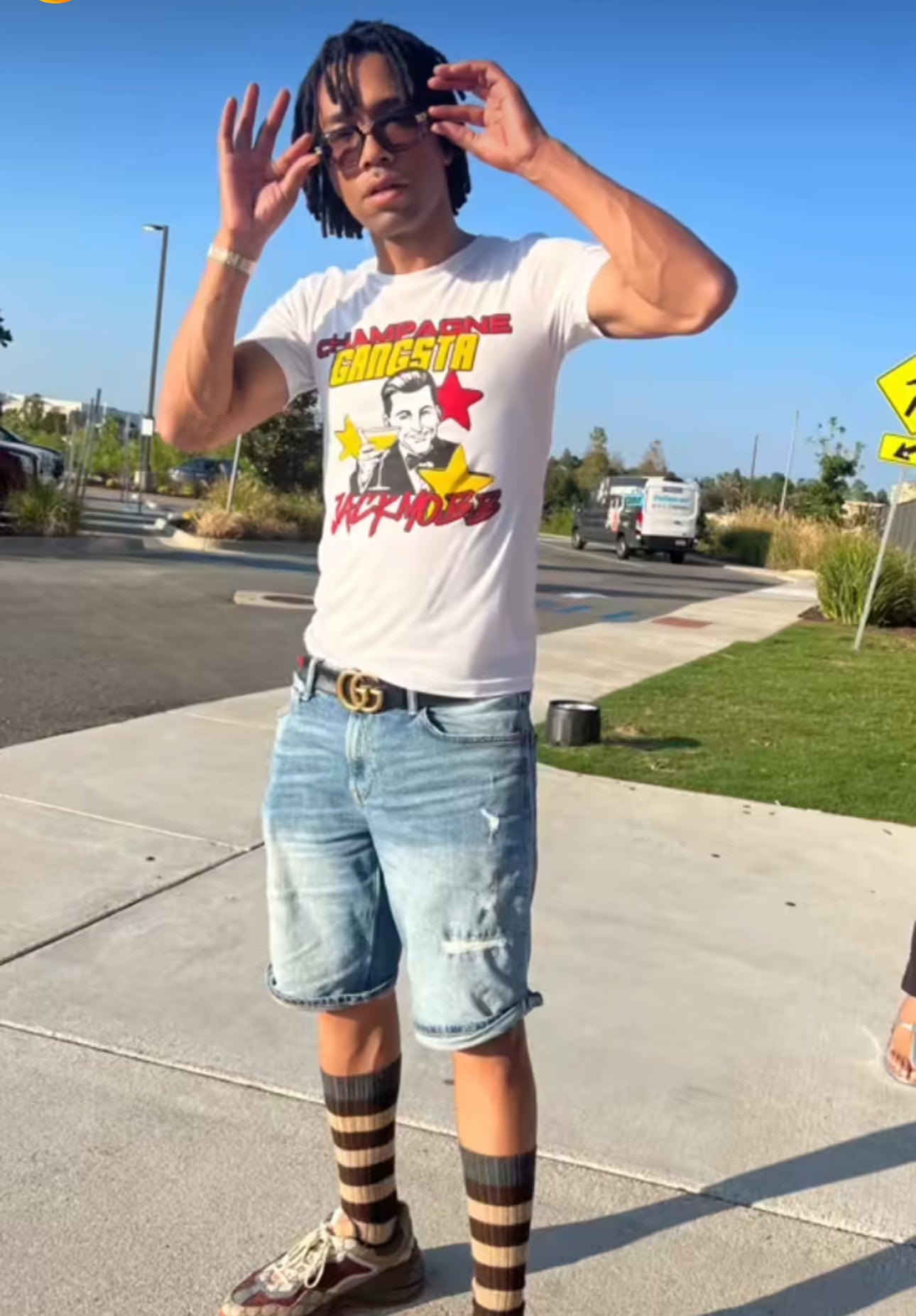 Champagne Gangsta Unisex T-Shirt