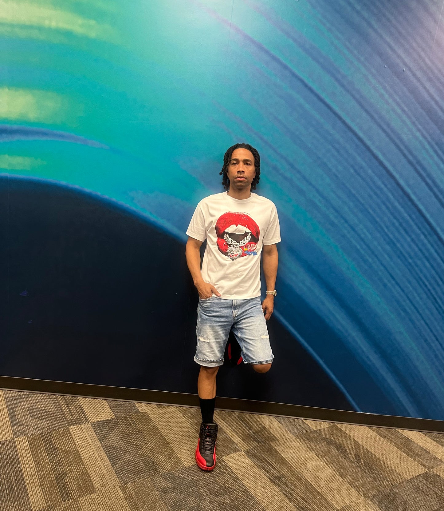 Love On Lock Oversized Graphic Tee (Unisex)