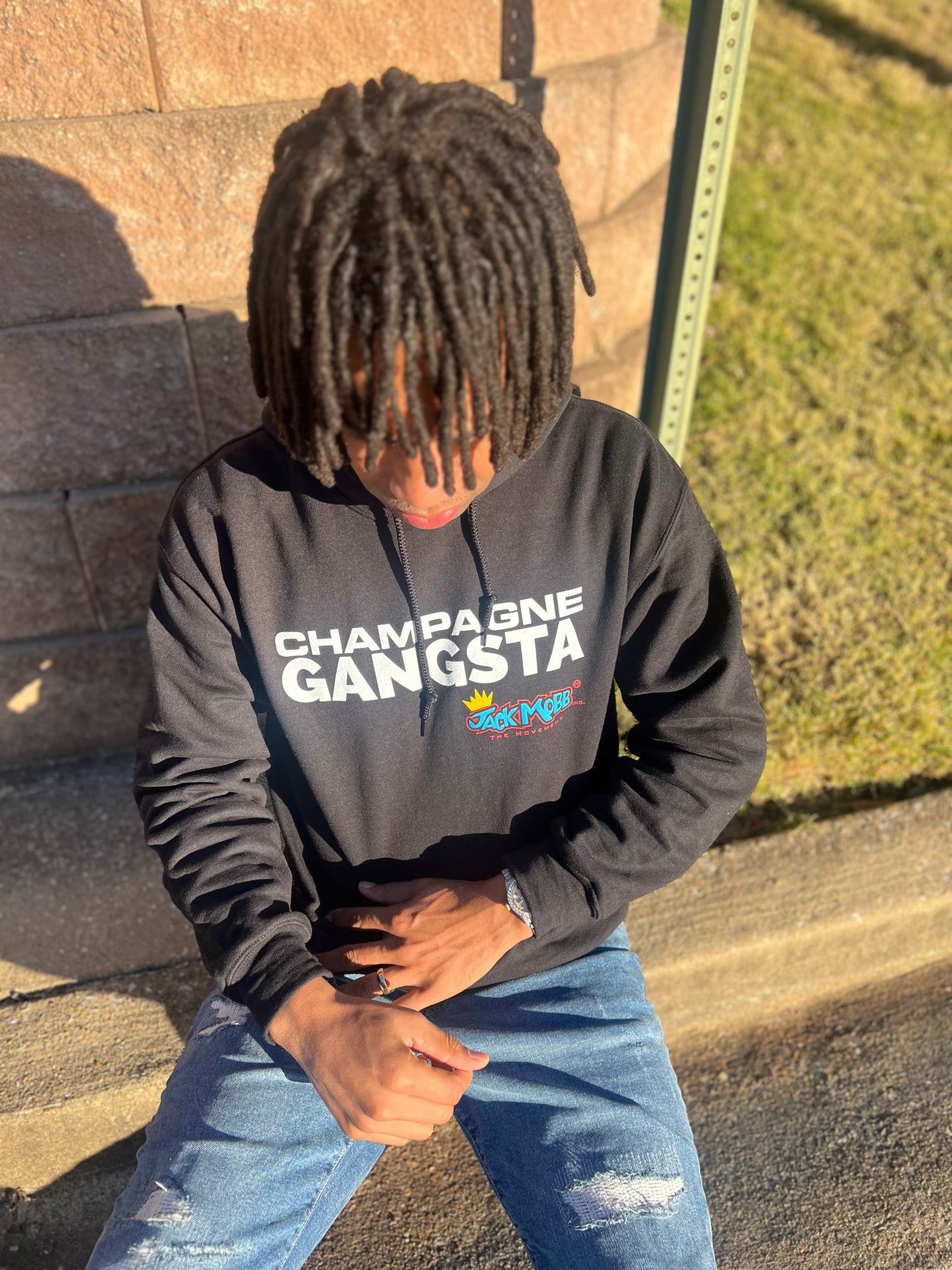 Champagne Gangsta Unisex Sweater Hoody