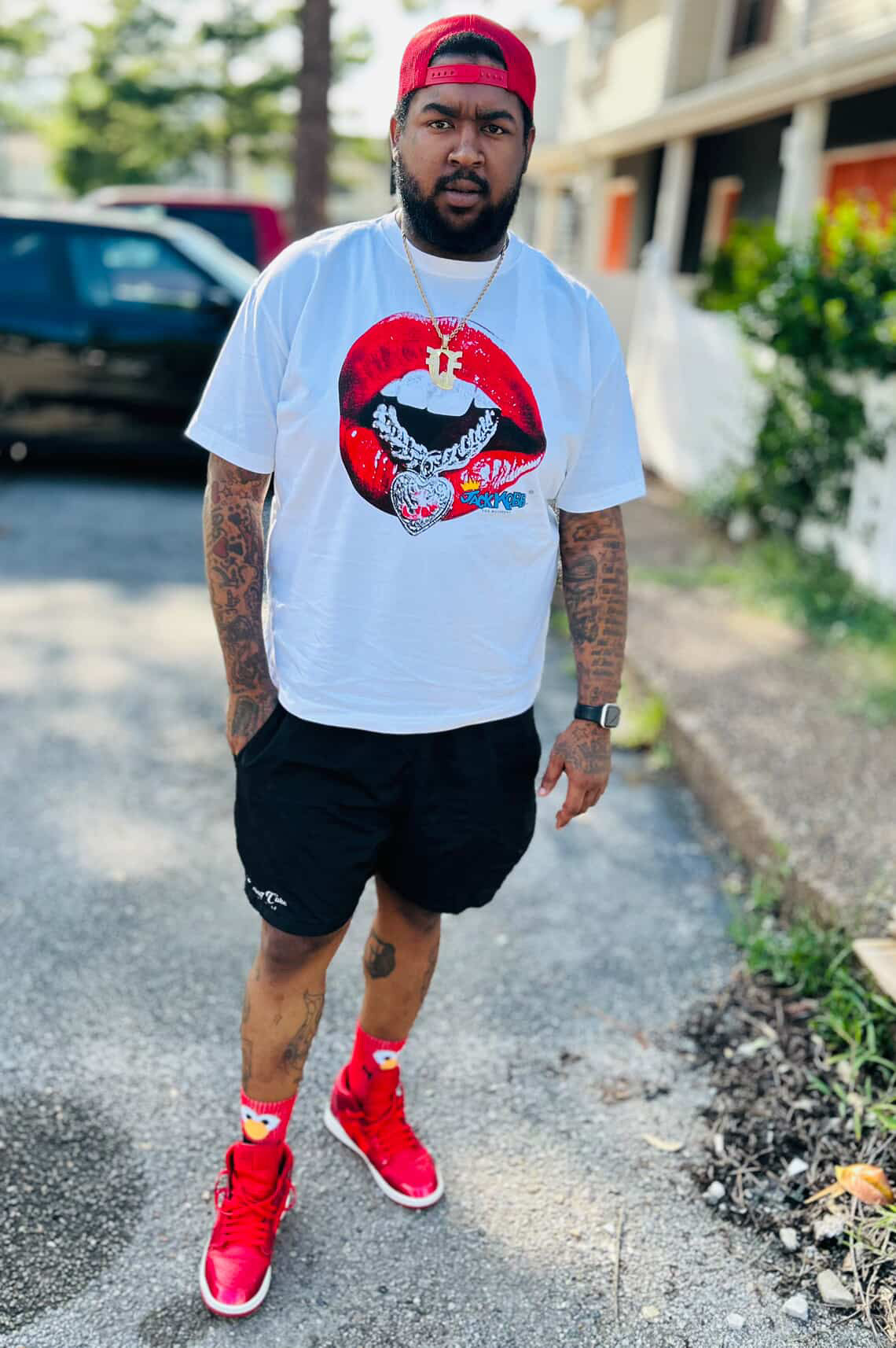 Love On Lock Oversized Graphic Tee (Unisex)