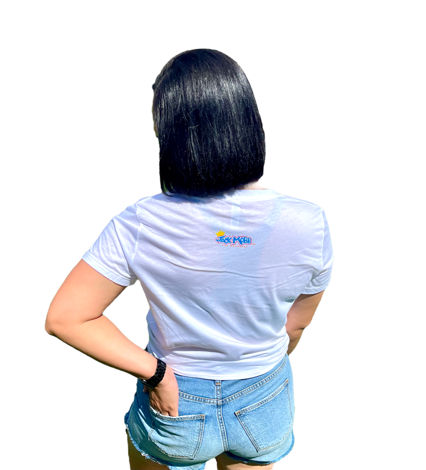 Women’s Classic JackMobb Drawstring Tie-Front T-Shirt