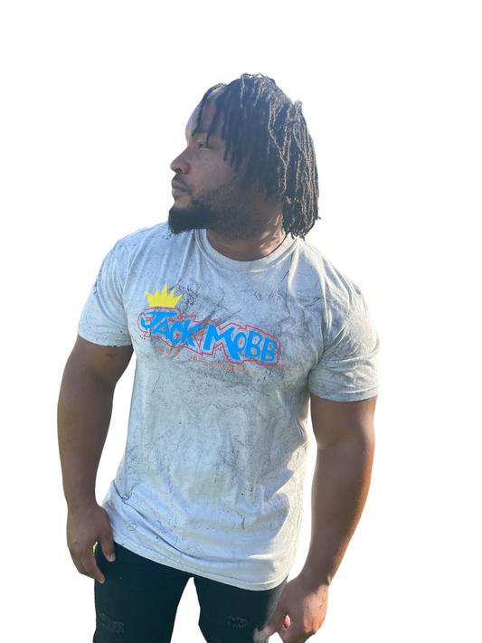 Men's Classic JackMobb Grey Graffiti T-Shirt