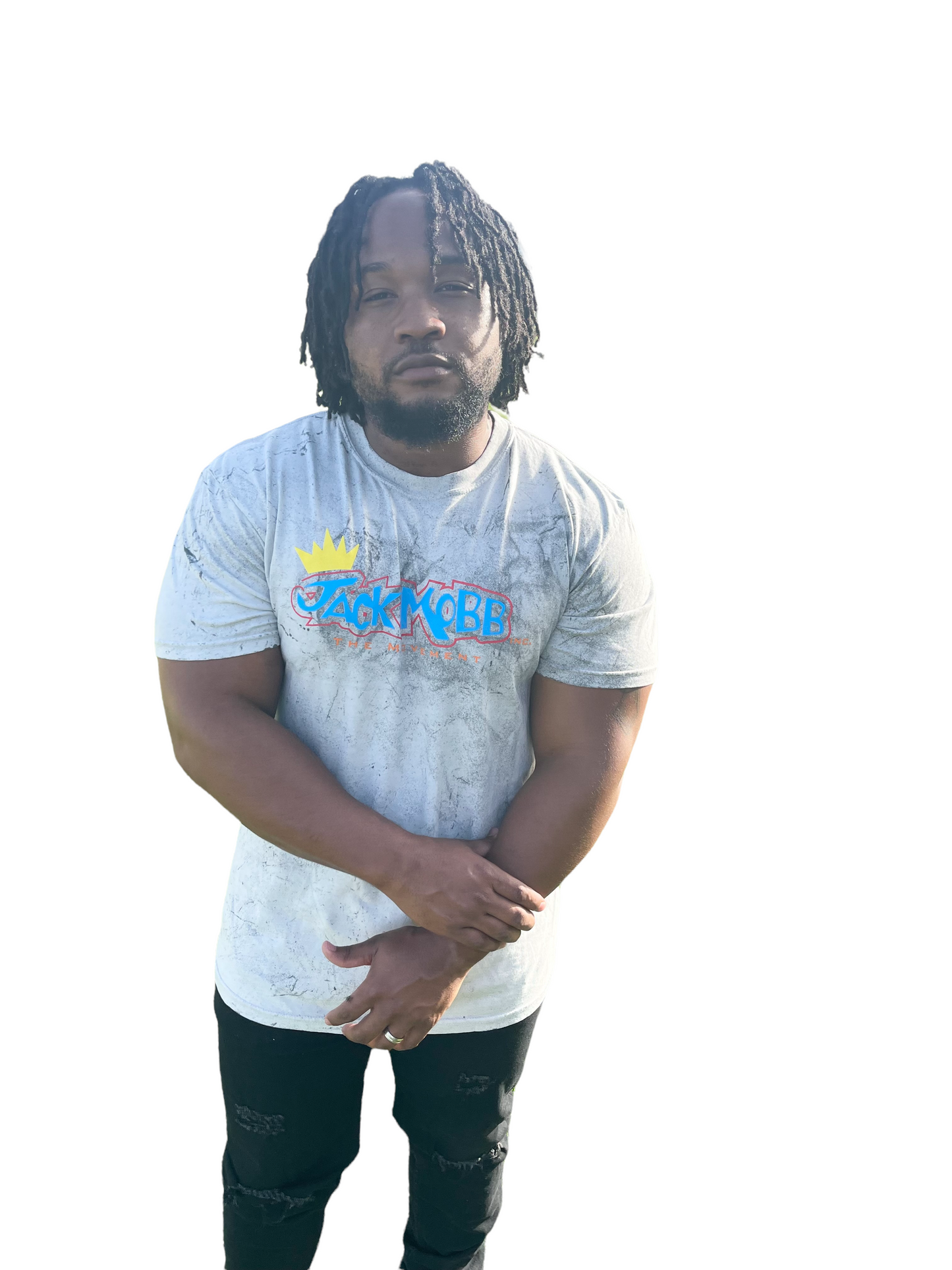 Men's Classic JackMobb Grey Graffiti T-Shirt