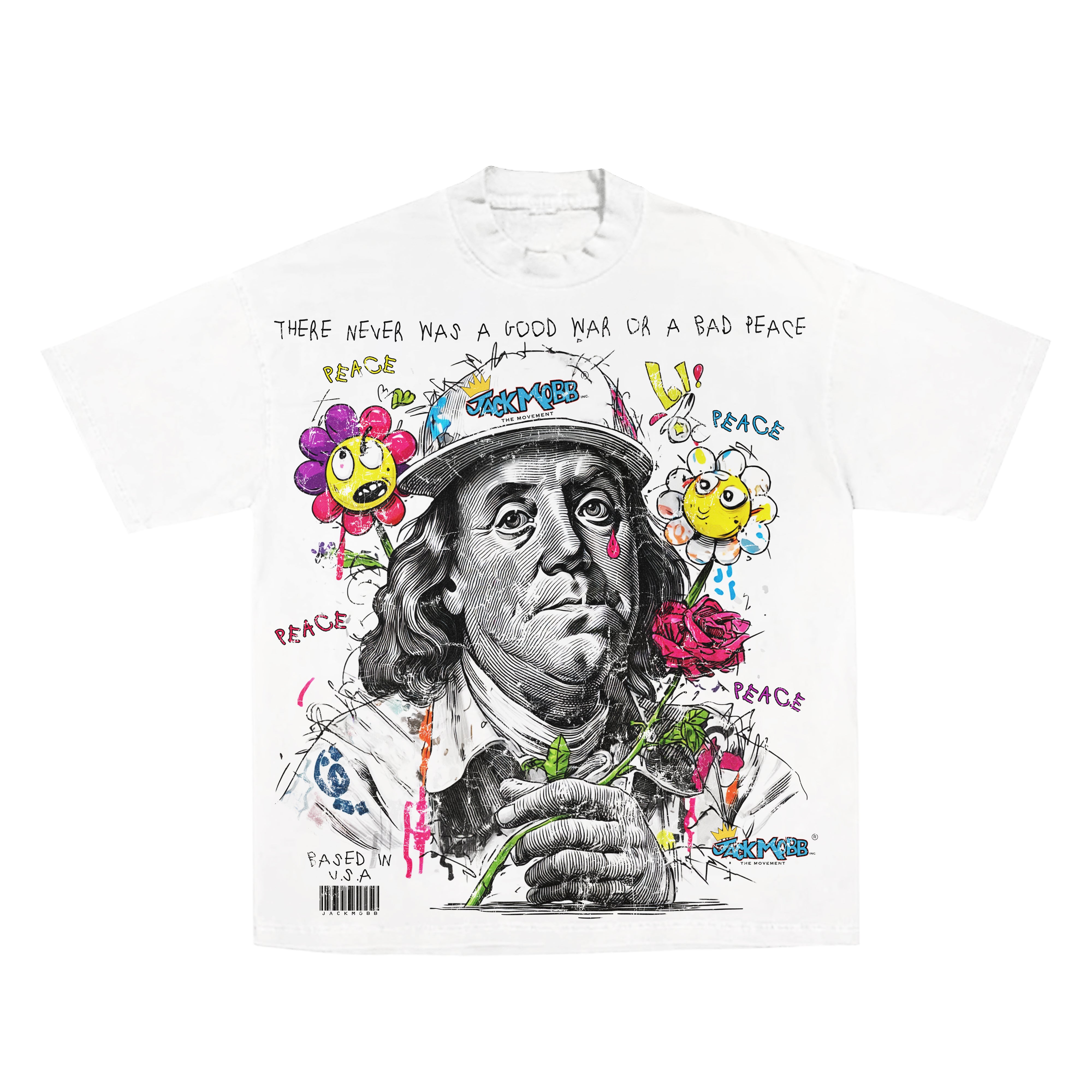 JackMobb War & Peace Graphic Unisex T-Shirt